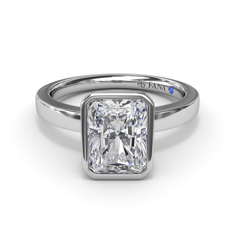 Fana Radiant Bezel Set Engagement Ring S4356 - C.P. McGinty