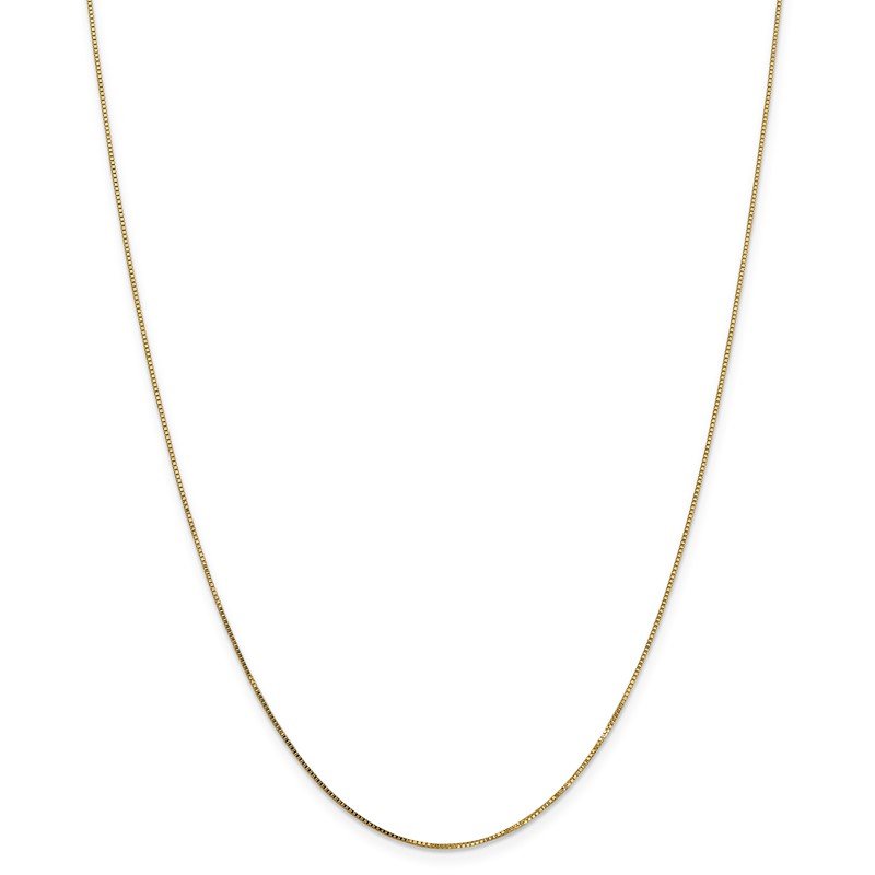 Quality Gold 14K 14 inch .7mm Box with Spring Ring Clasp