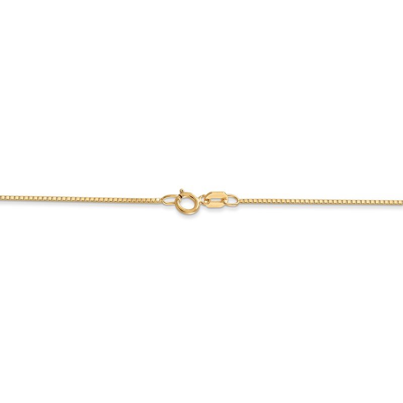 Quality Gold 14K 14 inch .7mm Box with Spring Ring Clasp