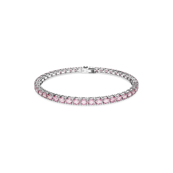 ブレスレット SWAROVSKI Matrix Tennis Gold Tone Bracelet S 5657665 Matrix Tennis bracelet, Round cut, White, Gold-tone plated