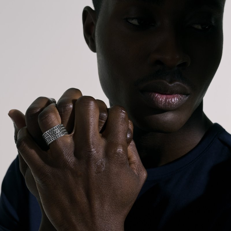 JOHN HARDY Icon Link Ring, Sterling Silver, 12MM RM900921