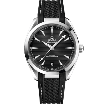 Omega Aqua Terra 150M 38.5 mm, yellow gold on leather strap