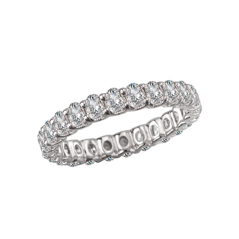 Tesoro Oval Shaped Lab Grown Diamond Eternity Band 113211200WLG KIM