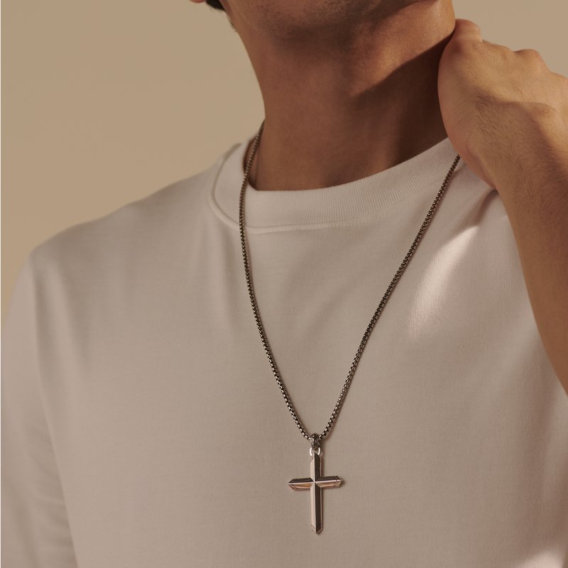 JOHN HARDY Classic Chain Cross Pendant Necklace NM900257X26 Casale Jewelers