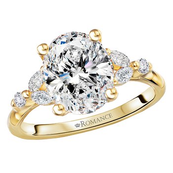 Romance Classic Semi-Mount Engagement Ring 160125-OV200Y