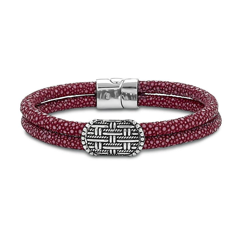 Samuel B STERLING SILVER ROPE AND LINE DOUBLE STRAND