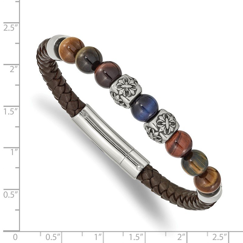 Mens online Chisel Tri Colored Bracelet Stainless