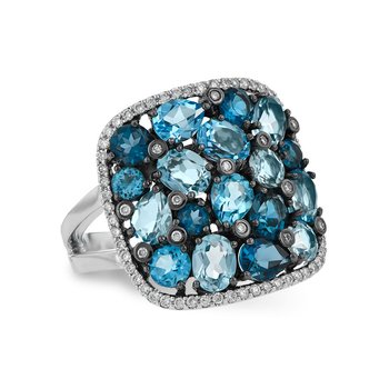 ASHI Block 'Jennifer' Diamond Name Ring 369M5HDTSYG - Hayden