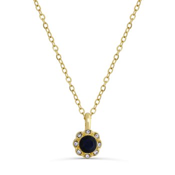 1ct. Sapphire and Crystal Accents Pendant JJP52864