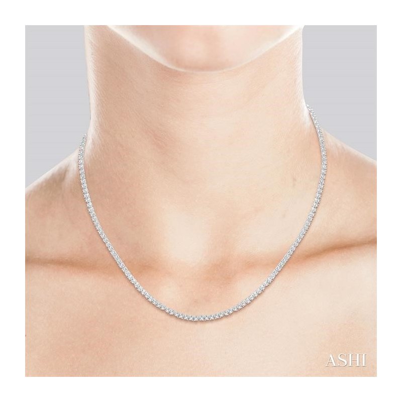 ASHI Diamond Tennis Necklace 993J5SWFGNKWG - Smithworks Fine Jewelry
