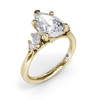 Timeless Pear Shaped Diamond Engagement Ring S4416