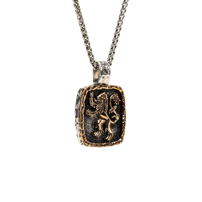 Keith Jack S/sil Oxidized + Bronze Medium Lion Rampant