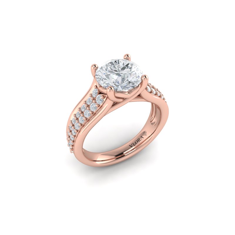 Vlora Crescendo Engagement Ring VSC20432-RD20 - Lordo's Diamonds
