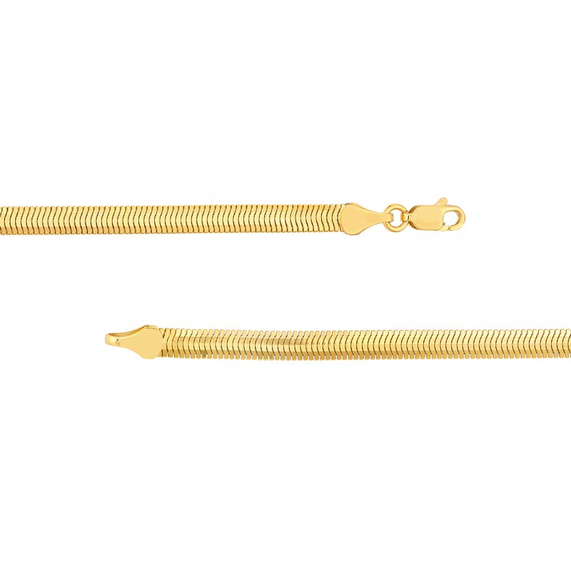 Midas Chain 4.2mm Light Oval Snake Chain with Lobster Lock