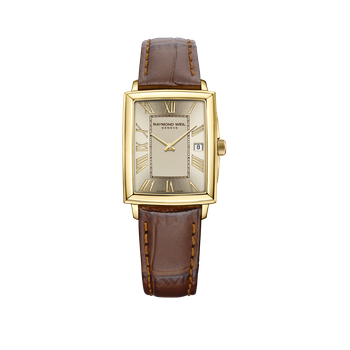 Toccata Classic Rectangular Stainless Steel White Dial Black Toccata Classic Rectangular Stainless Steel White Dial Black