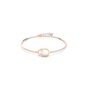 Swarovski Sparkling Dance bracelet, Round cut, Oval shape, White