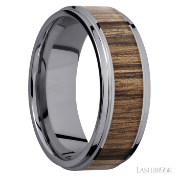 Lashbrook Designs Zirconium with Crosssatinblack , Polish