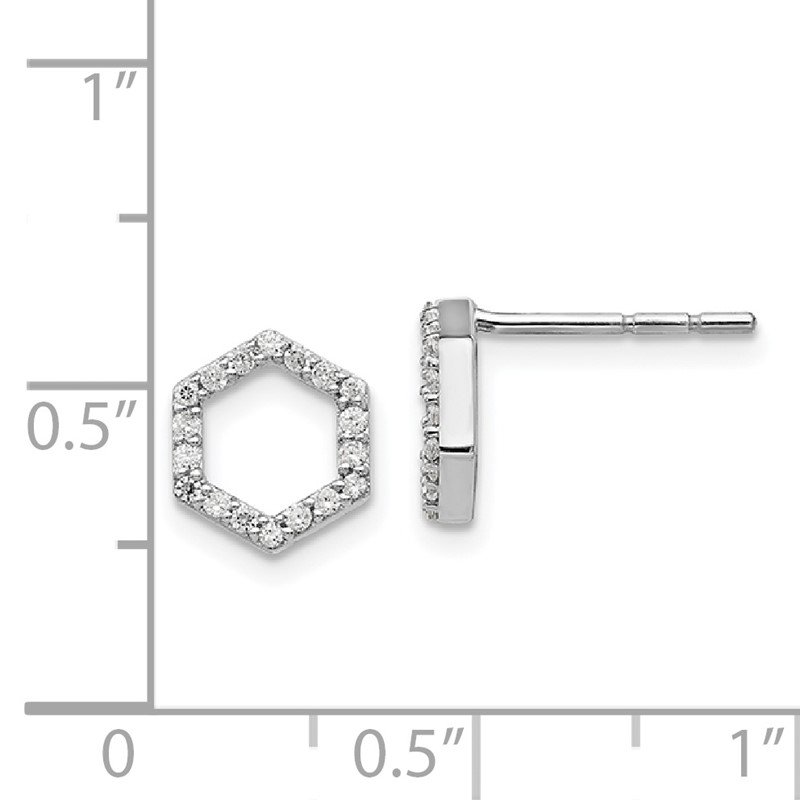 True Origin 14K White Gold 1/5 carat Lab Grown Diamond VS+ F+ Complete ...