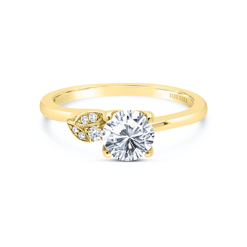 Kirk Kara Petite Floral Diamond Engagement Ring K409R55Y