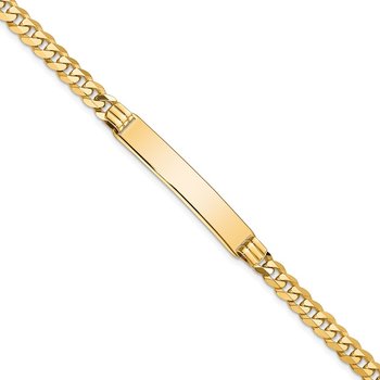 La DoubleJ TRO0088JER027PIG01BU06 関税送料込 Quality Collection 14k Yellow Gold Solid 8.5mm Triple Link