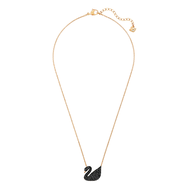 Swarovski Swarovski Iconic Swan pendant, Swan, Black, Rose