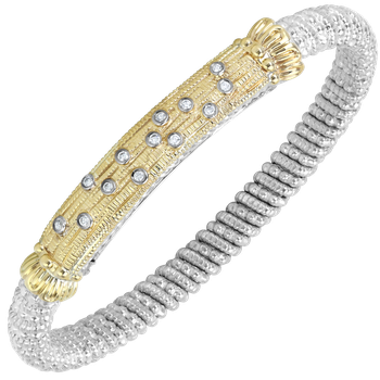 ASHI Pearl & Diamond Tennis Bracelet 784QVMEFGWPWG - Michael