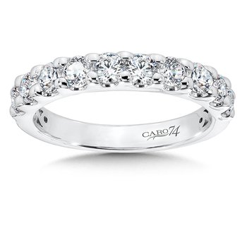 0.33 TDW - Prong Set Round Diamond Wedding Band WBD533-W