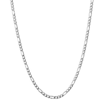 INOX Jewelry 4mm 925 Italy Silver Black Rhodium Plated Brushed