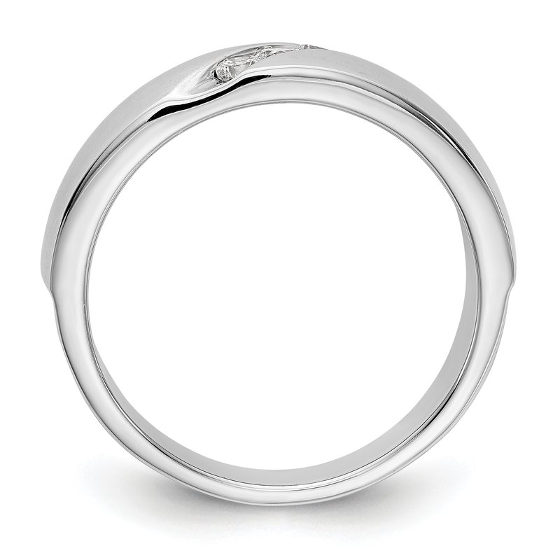 True Origin 14K White Gold Men's 1/5 carat Lab Grown Diamond VS+ F+ ...