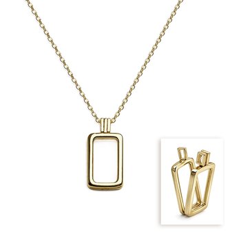 Modern Geometric Rectangle Pendant PDT-LN4298