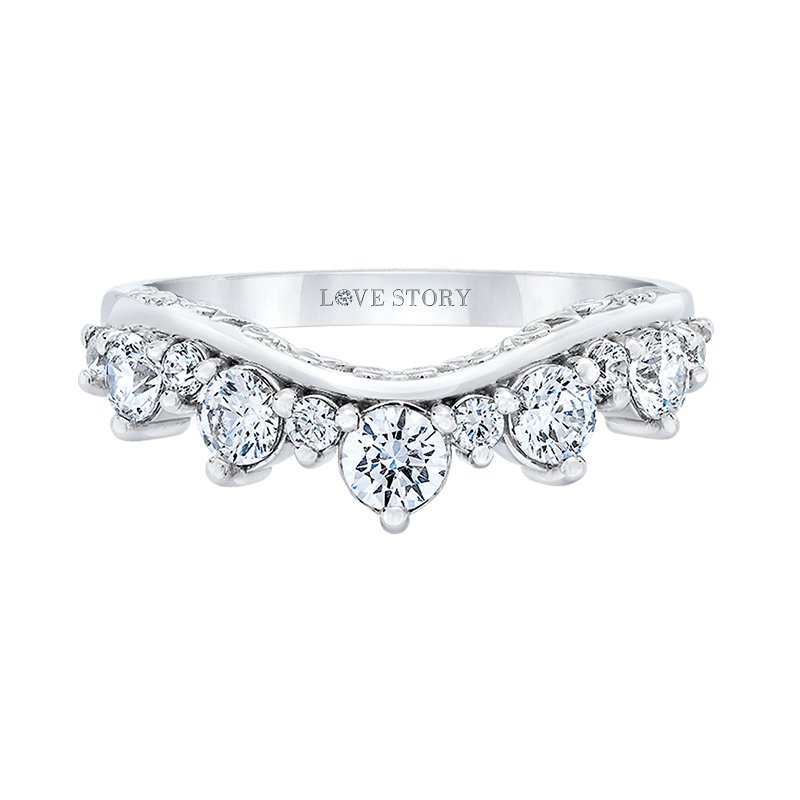 Love Story Diamonds Wedding Band 309-14980 - Goff Jewelers