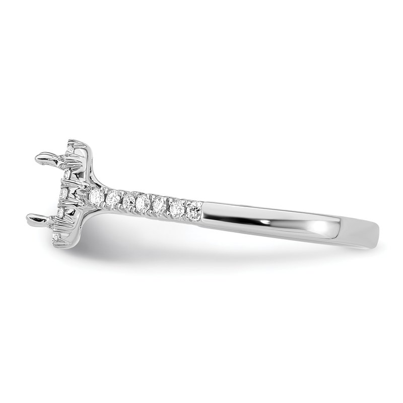 True Origin 14K White Gold 1/4 carat Lab Grown Diamond VS+ F+ Semi ...