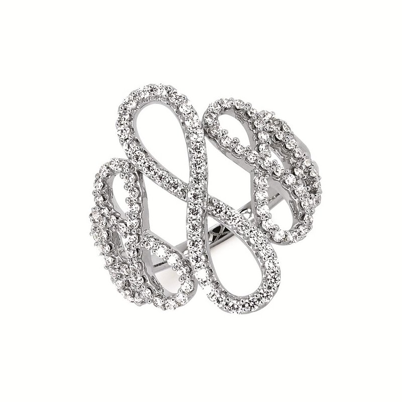 14k Gold .05 CTW Diamond Infinity Ring 14k Gold .05 CTW Diamond Infinity Ring