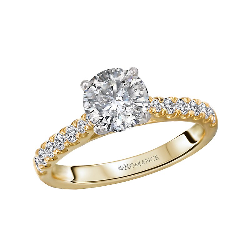 Romance Classic Diamond Wedding Ring 160101-SY - Hobbs Jewelers