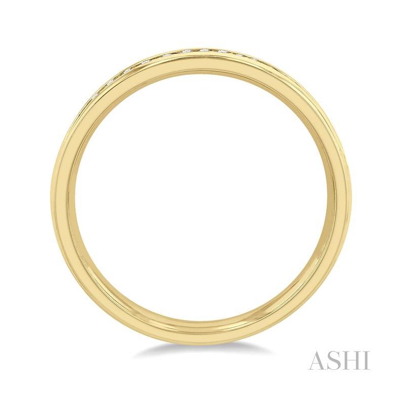 ASHI Channel Set Men's Diamond Band 38626NSFGYG - Nacols Jewelry