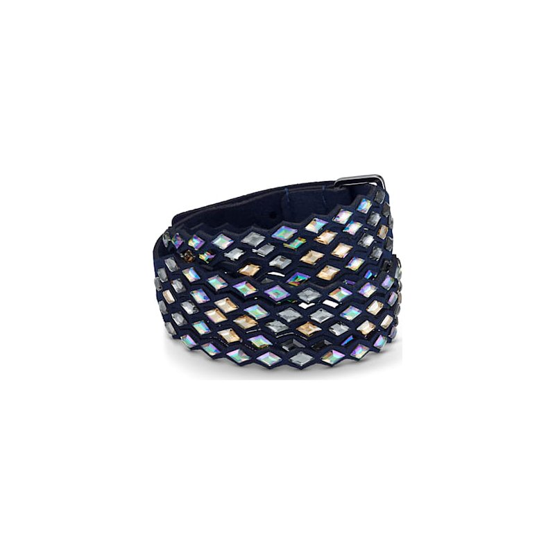 Swarovski Power Collection Navy bracelet popular Blue, Rhodium plated