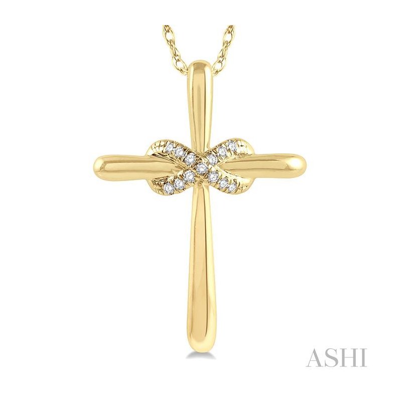 Diamond outlet Cross infinity necklace