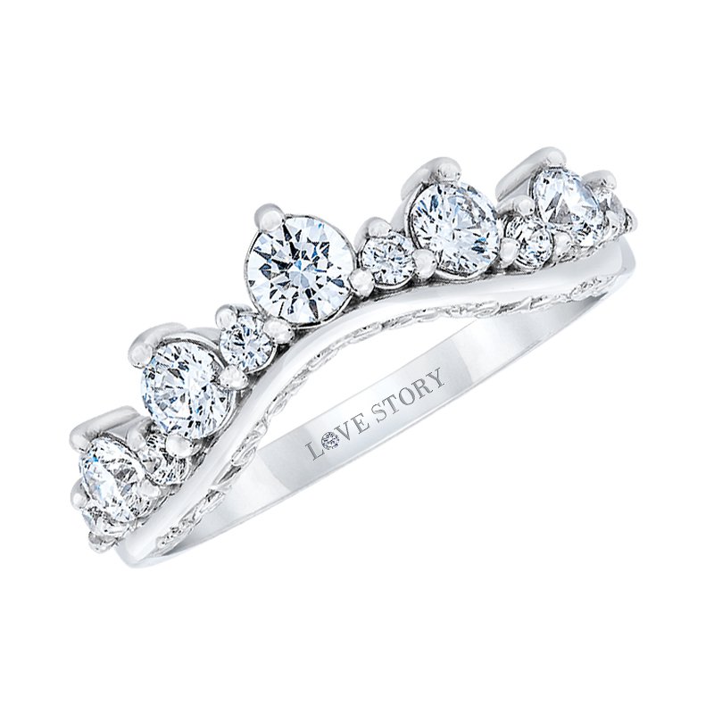 Love Story Diamonds Wedding Band 309-14980 - Goff Jewelers