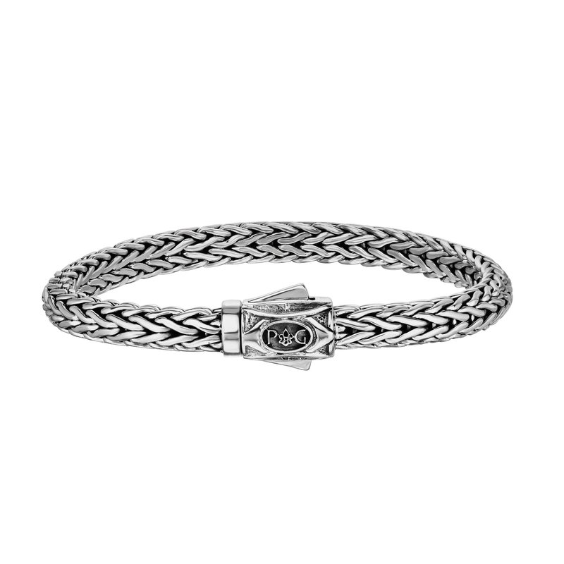 Phillip Gavriel Sterling Silver 7in Two-Tone Finish Polished