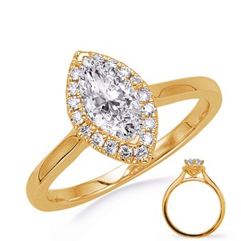 Sylvie Marquise Cut Three Stone Engagement Ring - Martine