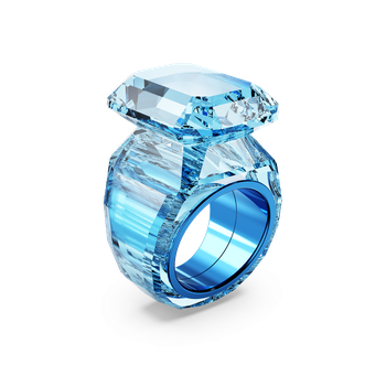 Swarovski Lucent cocktail ring, Octagon cut, Yellow 5607350