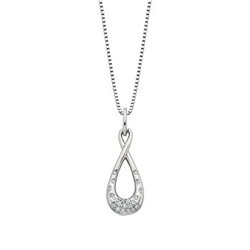 Diamond Teardrop Pendant .09tw ASPSSA2602D
