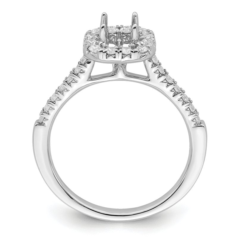 True Origin 14K White Gold 1/2 carat Lab Grown Diamond VS+ F+ Semi ...