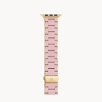 michele watch pink band