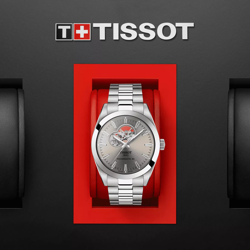 Tissot Gentleman Open Heart 40mm T1274071108100 Taylor