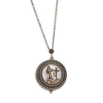 Praying Hands Necklace Magnifier T494-TY4584