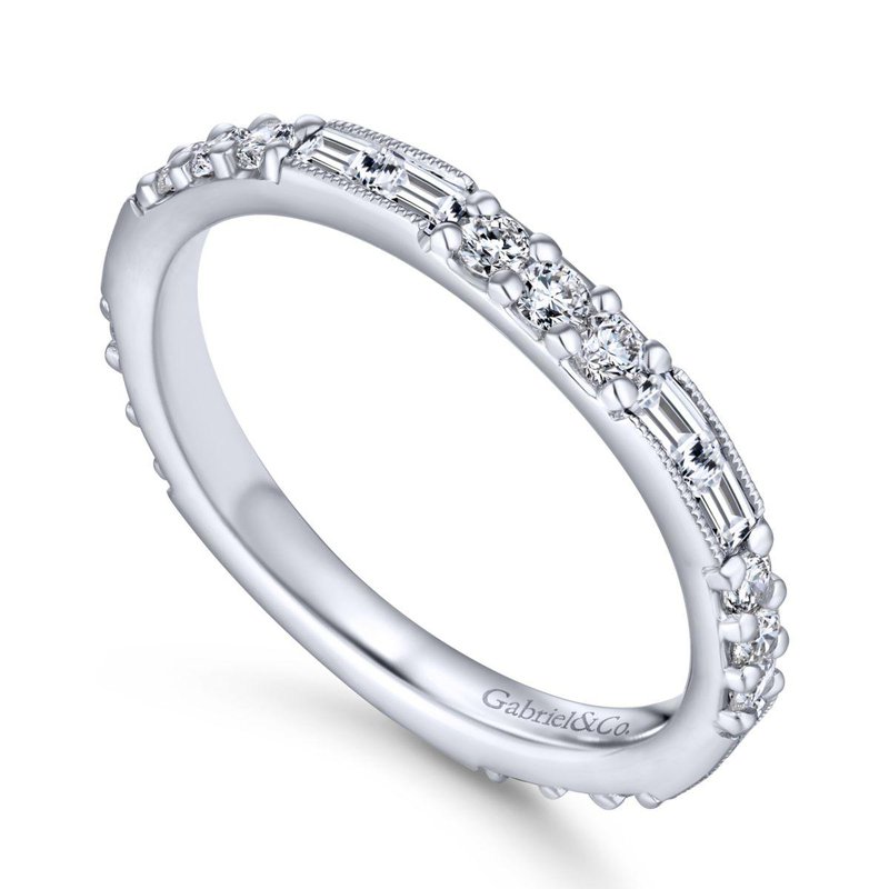 Gabriel & Co. 14K White Gold Diamond Ladies Ring LR4572W44JJ - Freddy's ...