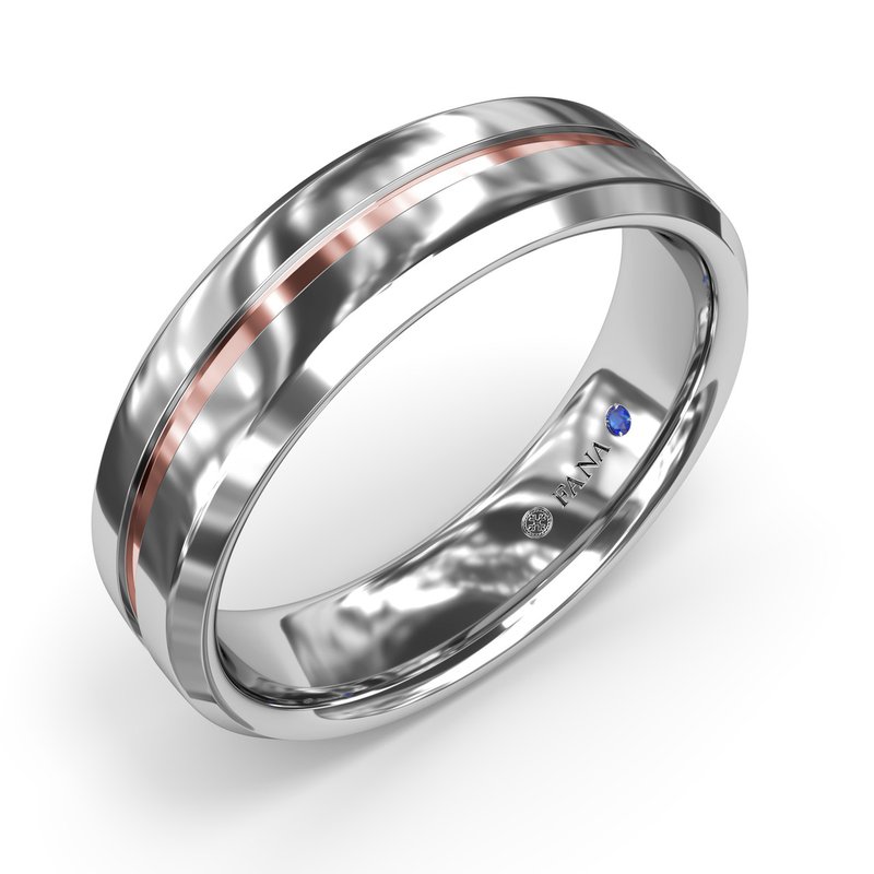 High Polish Bevel Edge Men's Band