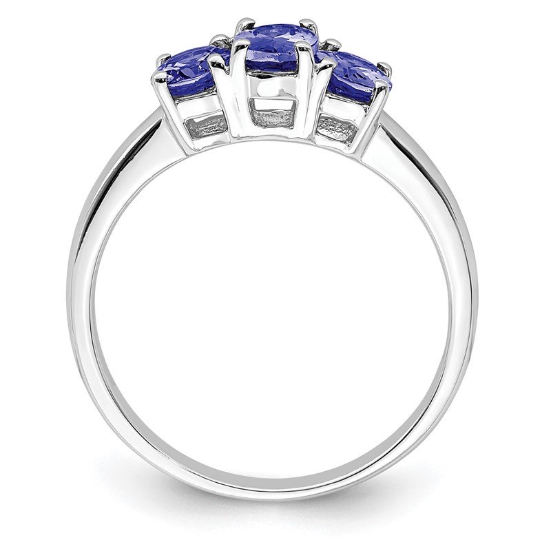 3 stone tanzanite ring discount