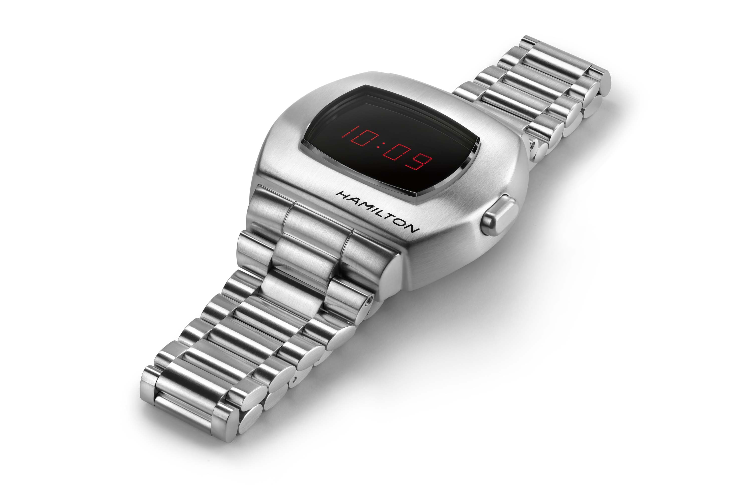 【最終価格】HAMILTON ハミルトン PSR H52414130 シルバー Hamilton PSR Digital Quartz H52414130 - Gumer & Co. Jewelry